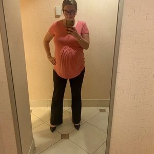 A Pea in the Pod Maternity secret fit belly bi-stretch straight leg dress pants
